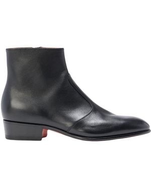 Santoni Ankle Boots Leather - Black