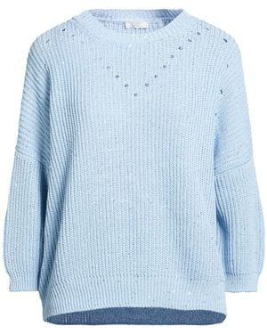 Peserico Light Sweater Cotton, Polyester - Blue