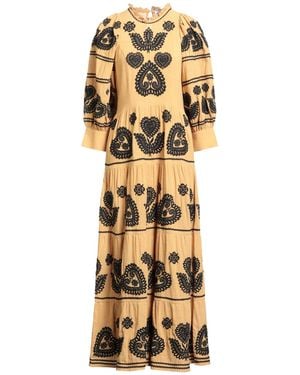 Antik Batik Maxi Dress Cotton - Metallic