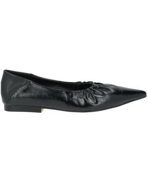Twenty Four Haitch Ballet Flats Synthetic Fibers - Black