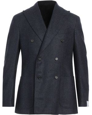 Caruso Blazer Wool, Polyamide - Blue