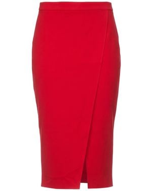 MEIMEIJ Midi Skirt - Red