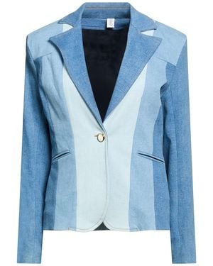 Liu Jo Blazer Cotton, Elastane - Blue