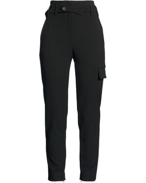 Eleventy Pants Polyester, Viscose, Elastane - Black