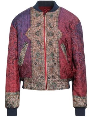Pierre Louis Mascia Jacket Polyester, Silk, Cotton - Red