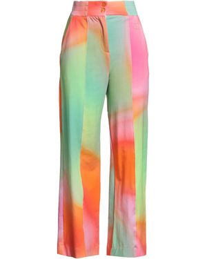 Nenette Pants Cotton, Elastane - Green