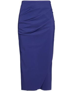 La Petite Robe Di Chiara Boni Midi Skirt Polyamide, Elastane - Blue