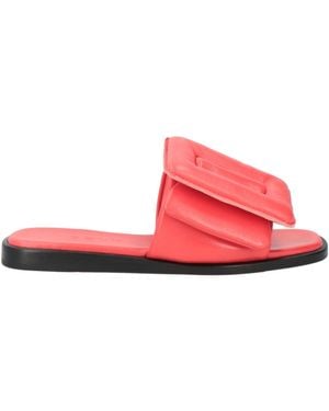 サンダル・ミュール BOYY Orange leather Puffy slippers 24677002_54802610_600.jpg