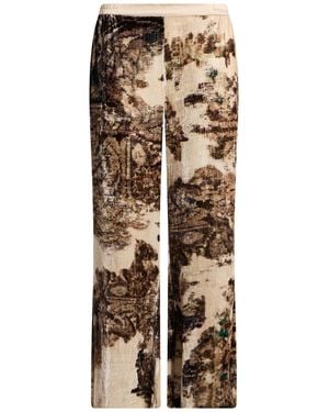 Mes Demoiselles Sand Pants Viscose, Silk - Natural