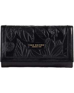 The Bridge Wallet Leather - Black