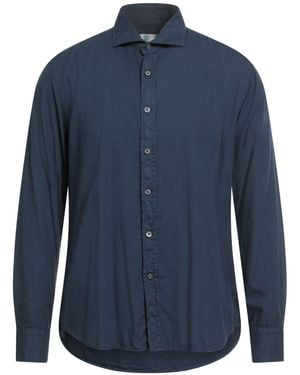 Ghirardelli Shirt Cotton - Blue