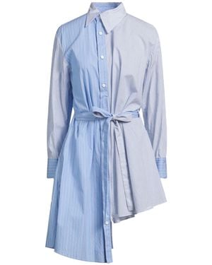 Yohji Yamamoto Light Midi Dress Cotton - Blue