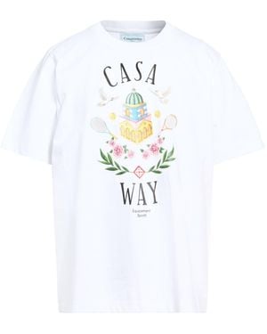 CASABLANCA T-Shirt Organic Cotton - White