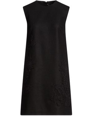 Ermanno Scervino Mini Dress Virgin Wool, Mohair Wool, Polyamide, Wool - Black