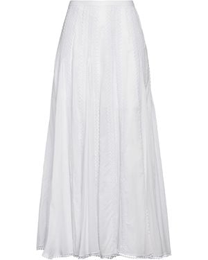 Charo Ruiz Maxi Skirt Cotton, Polyester - White