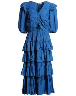 Sea Midi Dress Organic Cotton - Blue