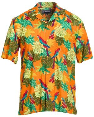 Vilebrequin Shirt Cotton, Linen - Yellow