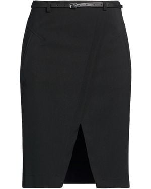 Patrizia Pepe Midi Skirt - Black