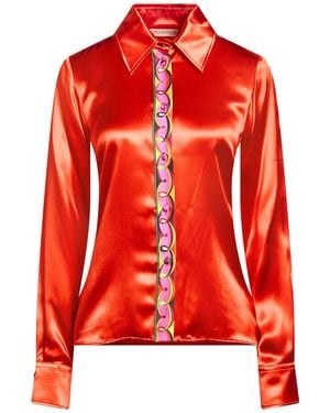 PUCCI Shirt Viscose, Silk - Red