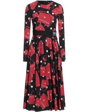 Dolce & Gabbana Midi Dress - Red