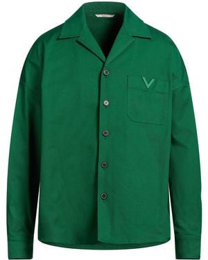 Valentino Garavani Shirt Cotton, Elastane - Green