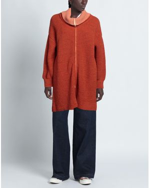 VALENTINE WITMEUR LAB 売れ筋商品|||ヴァレンタイン ウィットマー ラボ  カーディガン アウター レディース Cardigans Orange Women Valentines Day Heart Sweater Cardigan Long Sleeve