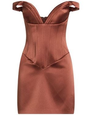 The New Arrivals Ilkyaz Ozel Mini Dress Pes - Red