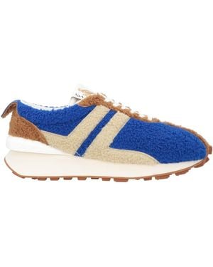 Lanvin Sneakers Textile Fibers, Leather - Blue