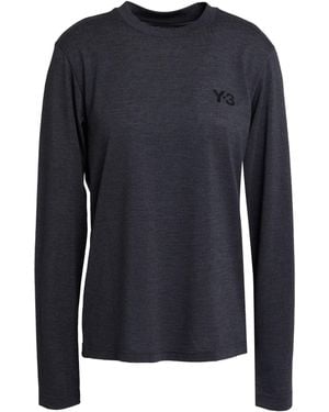 Y-3 T-Shirt Recycled Polyester, Wool - Black