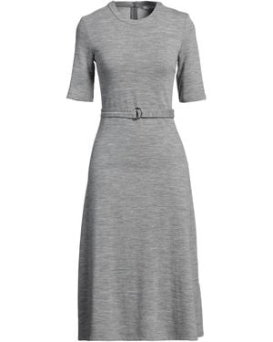 Peserico Midi Dress Virgin Wool, Cotton, Polyamide - Gray