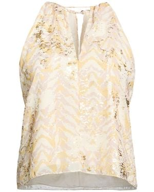Patrizia Pepe Top Polyester - Natural