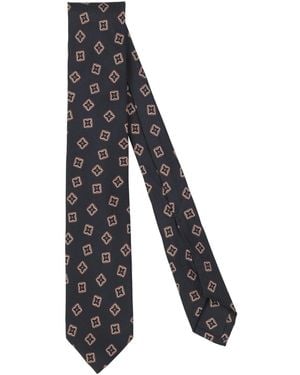 Barba Napoli Ties & Bow Ties Silk - Gray