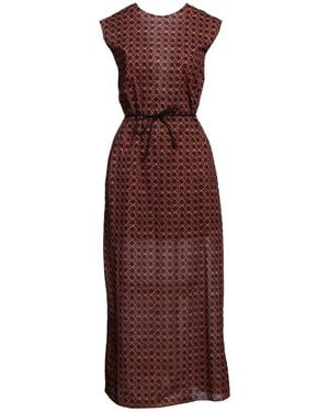 Ter Et Bantine Maxi Dress Cotton - Purple