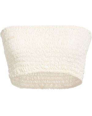 Suoli Cream Top Polyester - White