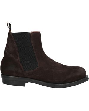 Alberto Guardiani Ankle Boots Leather, Textile Fibers - Black