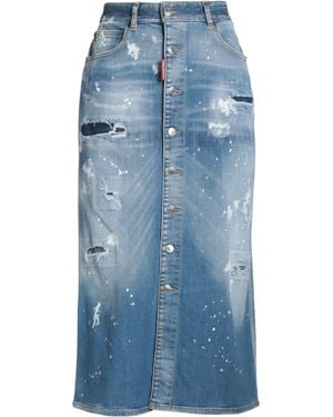 DSquared² Denim Skirt Cotton, Elastomultiester, Elastane - Blue