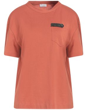 Brunello Cucinelli T-shirts - Orange