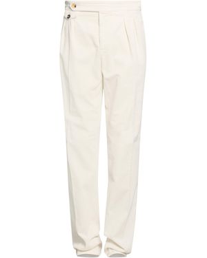 Brunello Cucinelli Trousers Cotton - White