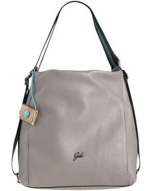 Gabs Shoulder Bag Cotton, Calfskin - Gray