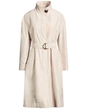 Moorer Overcoat & Trench Coat - Natural