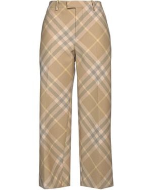 Burberry Sand Pants Wool - Natural