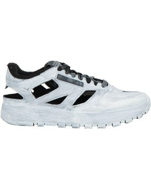 MAISON MARGIELA x REEBOK Trainers Leather, Textile Fibres - White
