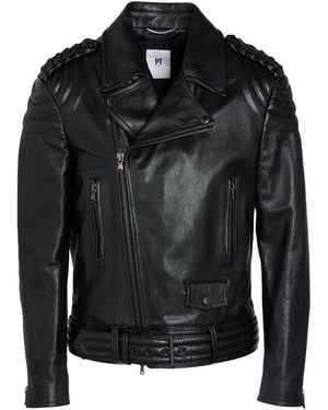 PT Torino Jacket Leather - Black