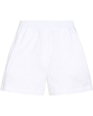 Roberto Collina Shorts & Bermuda Shorts Cotton - White