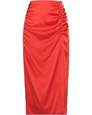 Clips Midi Skirt - Red