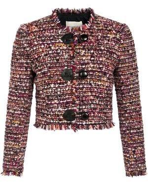 Isabel Marant Jacket Wool, Acrylic, Elastane, Polyester, Polyamide - Red