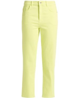 Patrizia Pepe Jeans Cotton, Elastane - Yellow