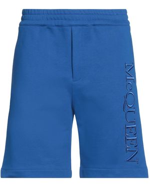 McQueen Shorts & Bermuda Shorts - Blue