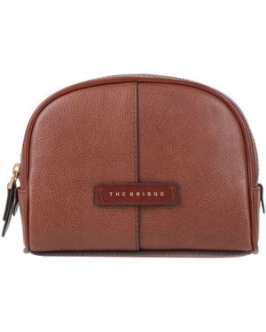 The Bridge Beauty Case Cow Leather - Brown