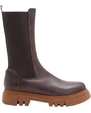 8 by YOOX Knee Boots - Brown